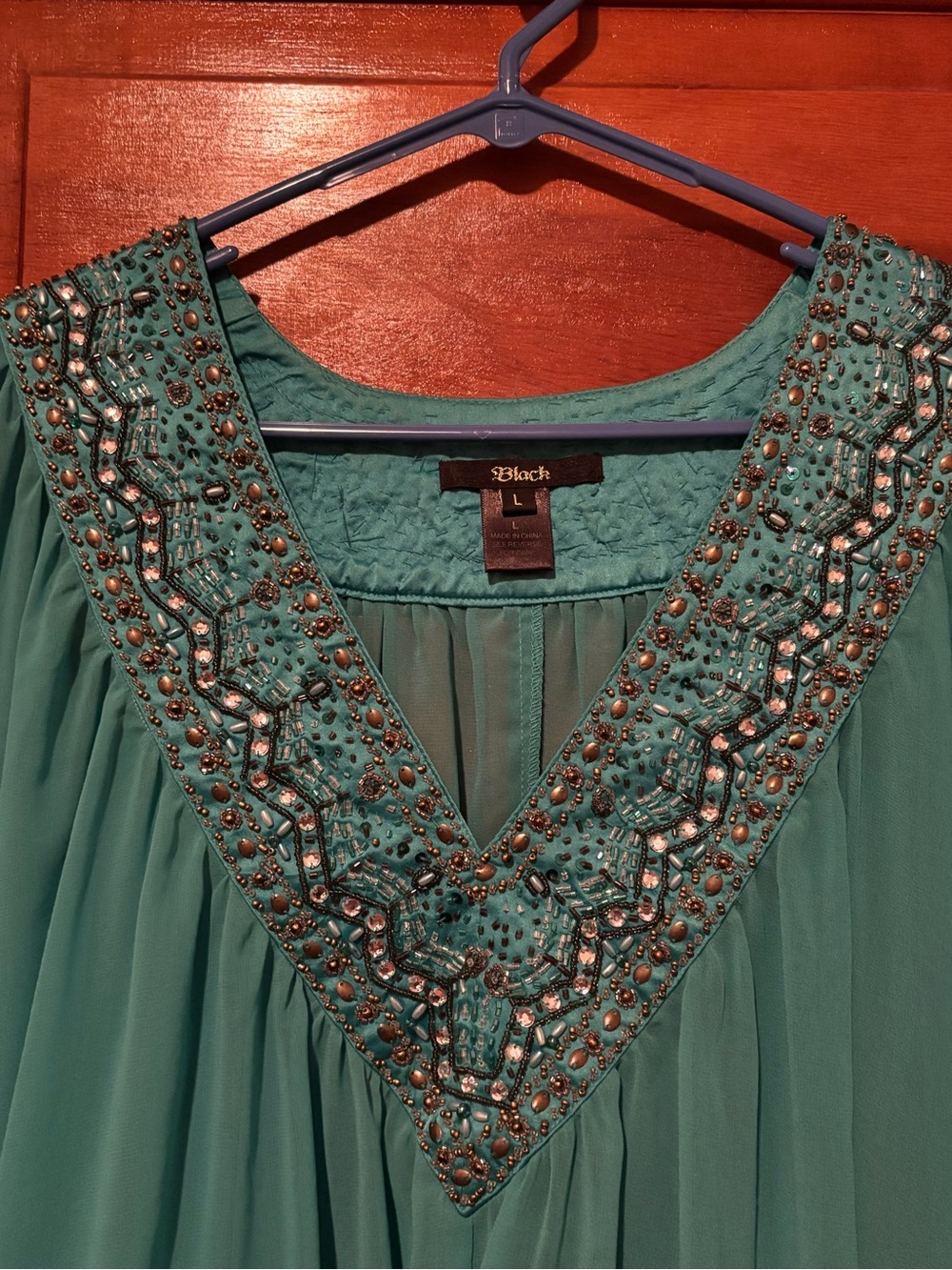 Buckle Brand Beaded Blouse - Picture 4 of 6